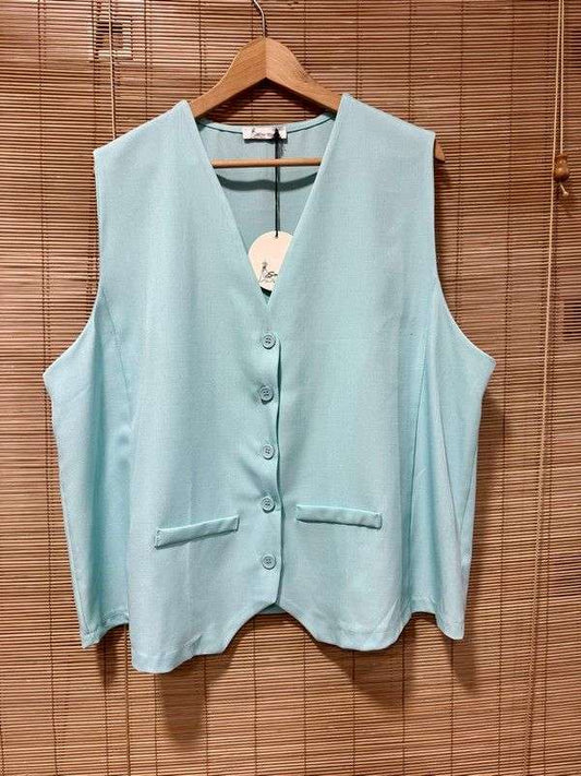 GRANDE TAILLE - Gilet menthe