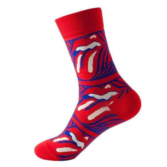 Chaussettes ROLLING STONES rouges