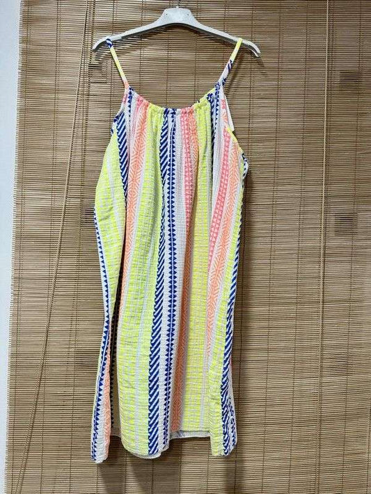 Robe à bretelles gaze de coton imprimée 2