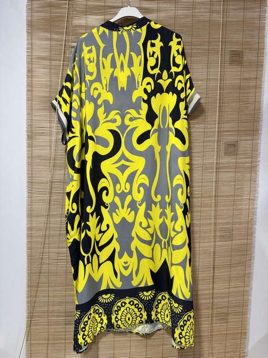 GRANDE TAILLE - Robe longue arabesques 9