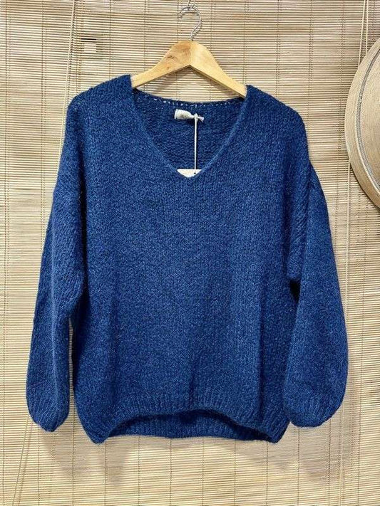 Pull LEONIE bleu marine