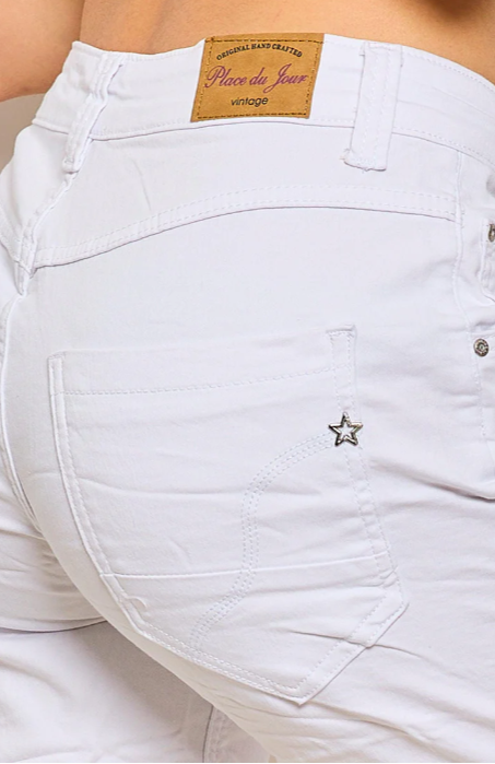 Short Place du Jour blanc