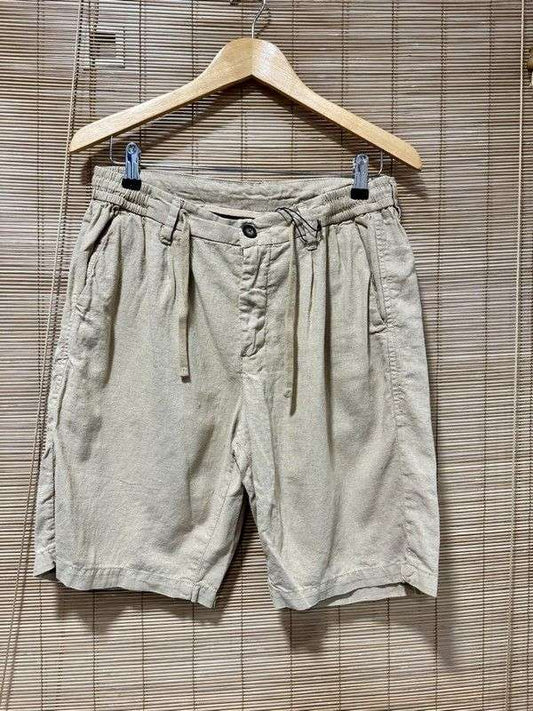 Short en lin KACEY beige