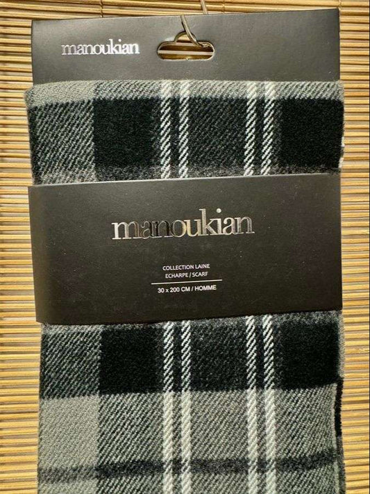 Echarpe homme MANOUKIAN grise