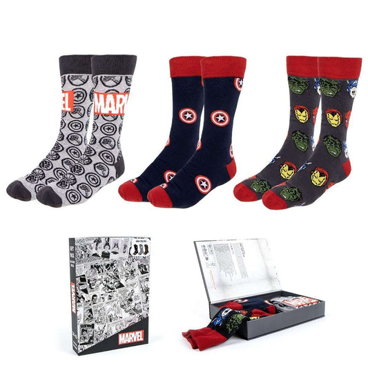 Coffret chaussettes MARVEL 38/45