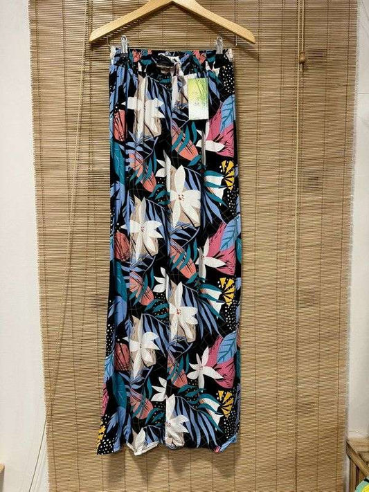 pantalon fluide jungle noir