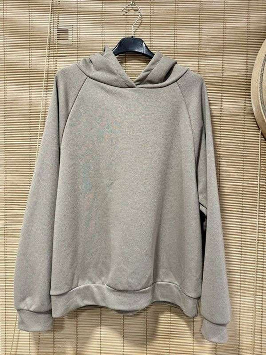 Sweat à capuche taupe