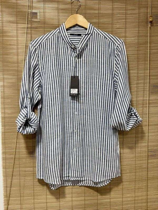 Chemise rayée DUTTON bleu marine