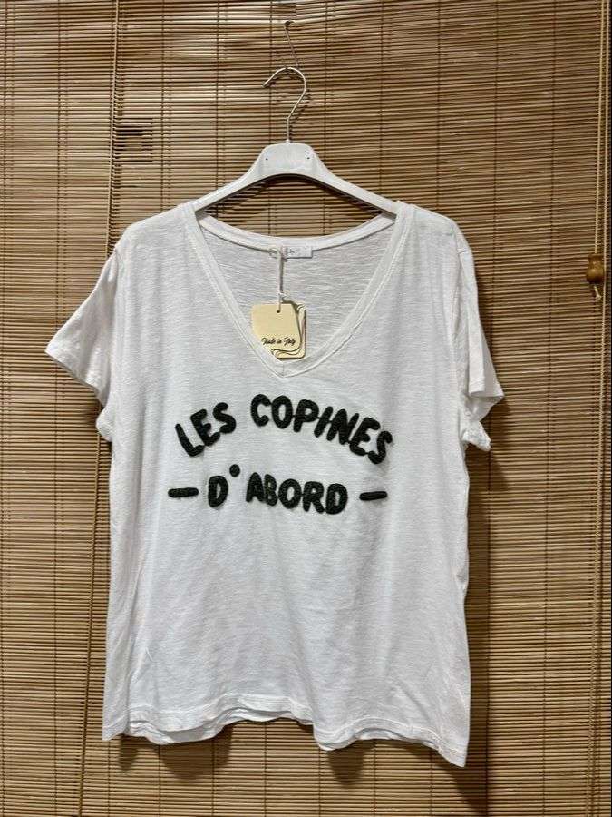T-shirt Les Copines d'Abord kaki