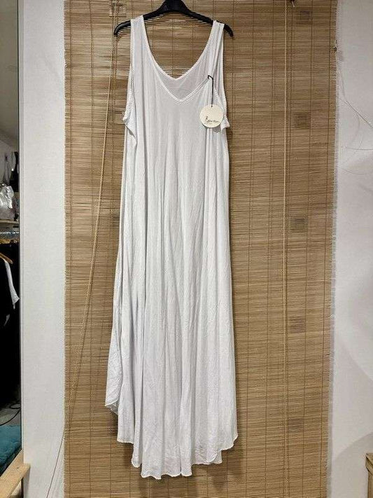 GRANDE TAILLE - Robe longue sans coutures fluide blanche