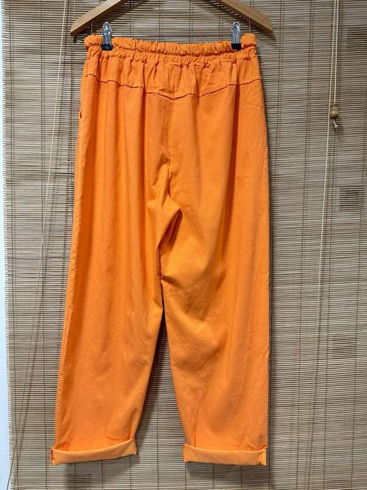 GRANDE TAILLE - Pantalon ELIOTT orange