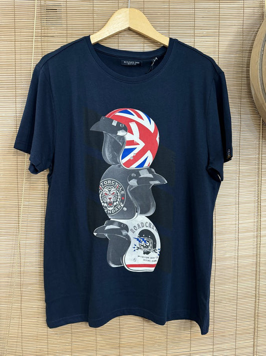 T-shirt homme LONDON bleu marine