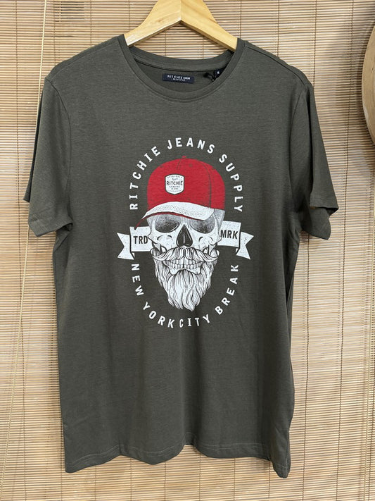 T-shirt homme ACHILLE kaki