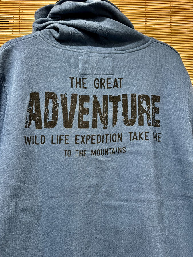 Sweat ADVENTURE bleu