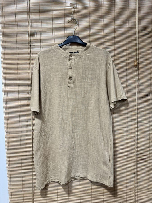 T-shirt ADAMO col tunisien sable