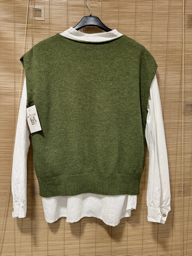 Pull débardeur LANA kaki