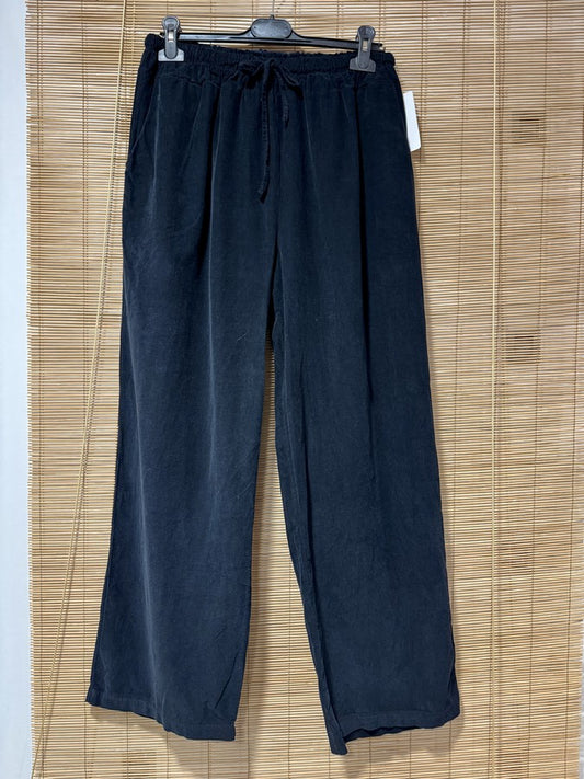 Pantalon en velours noir