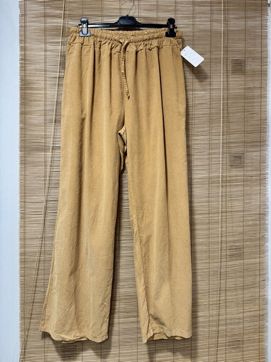 Pantalon en velours camel