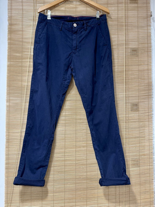 Pantalon Chino MARCUS bleu marine du 40 au 50