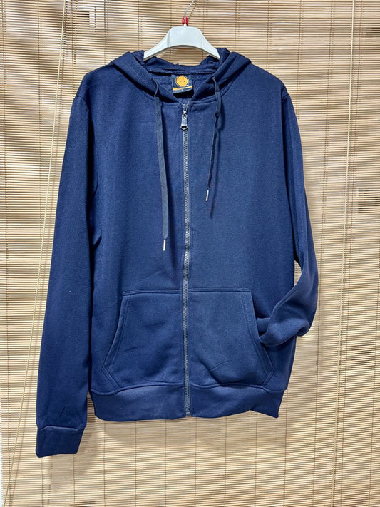Sweat zippé à capuche MARIO bleu marine du M au 3XL