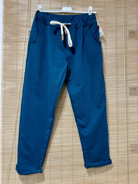 Pantalon JOGGY bleu canard