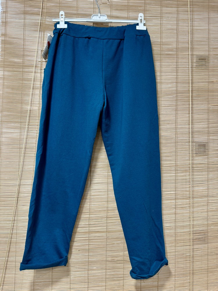 Pantalon JOGGY bleu canard