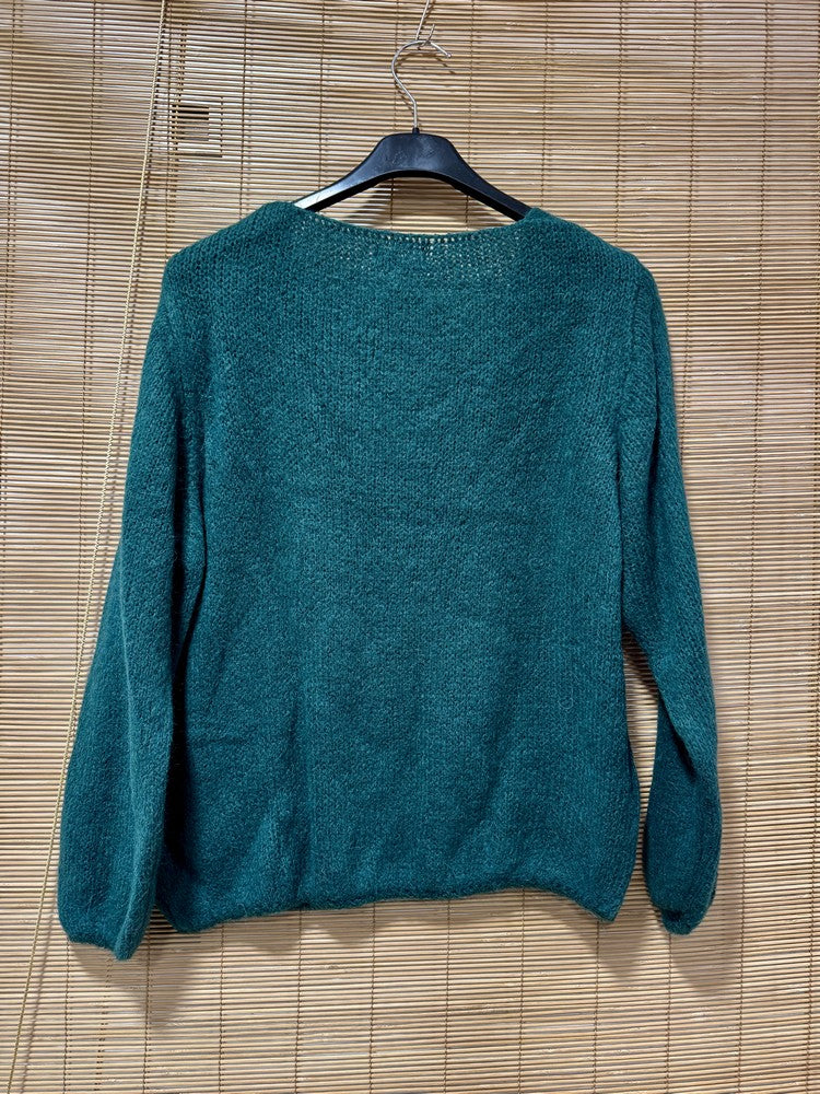 Pull ELLA vert sapin