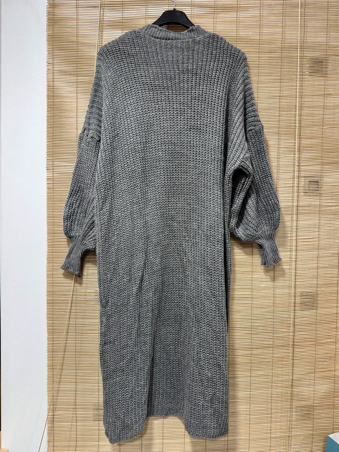 Gilet long anthracite