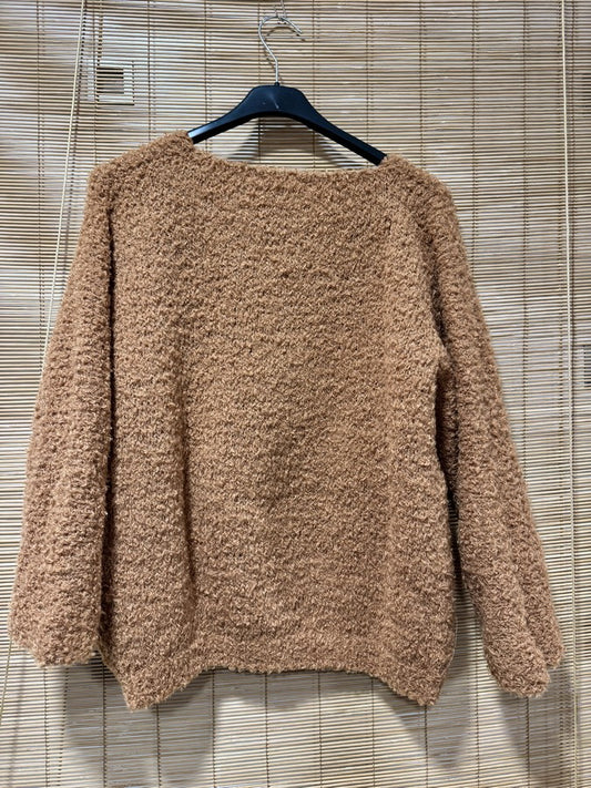 Pull doudou nounours camel