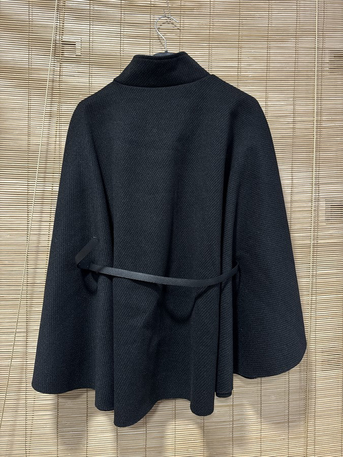 Blouson cape noir du 36 au 44