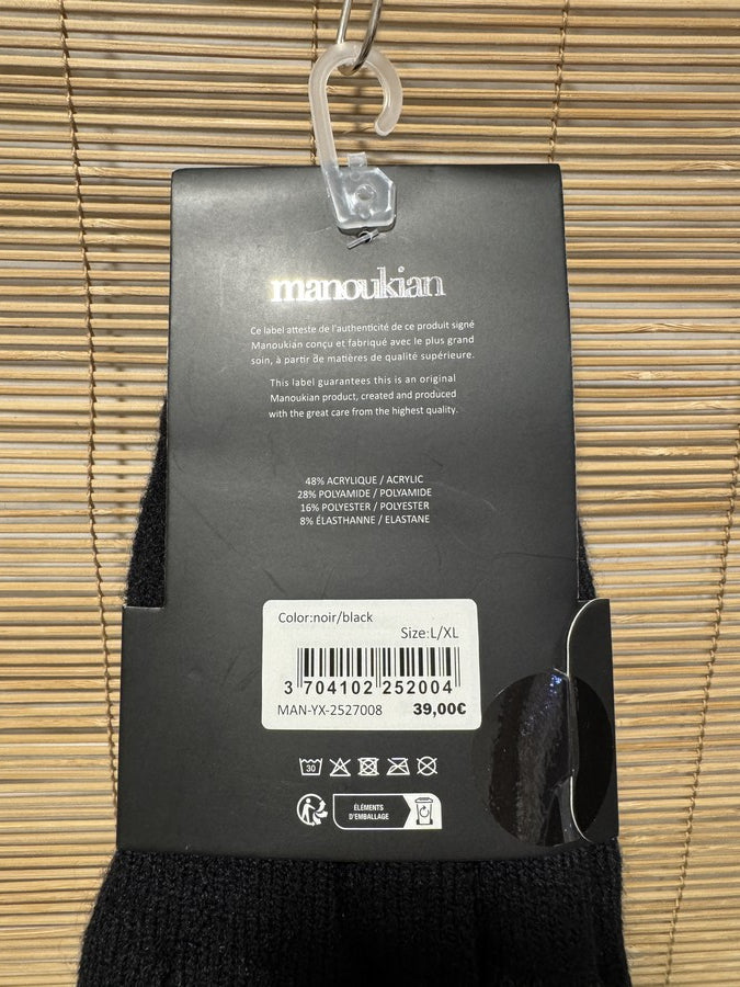 Gants Hommes laine MANOUKIAN noirs (Copie)