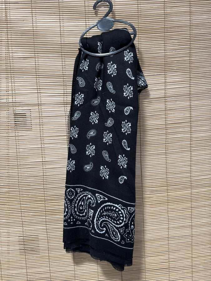 Foulard bandana noir