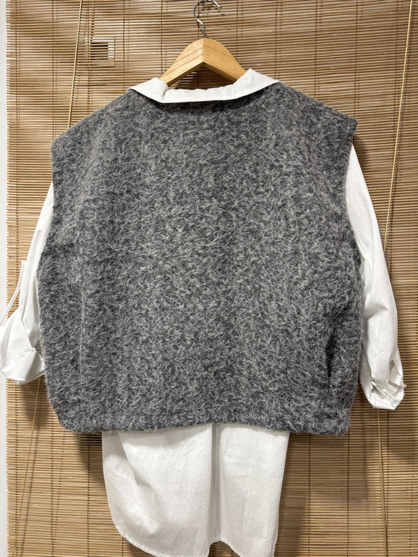 Gilet sans manches gris