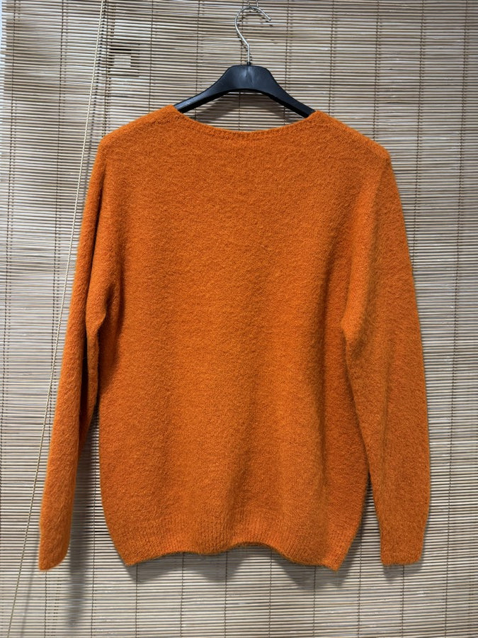 Pull CAMILLE col V orange