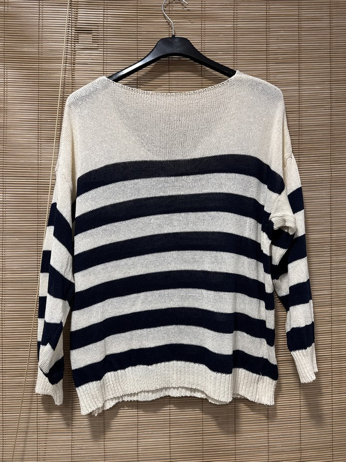 TU - Marinière Cléopâtre bleu marine