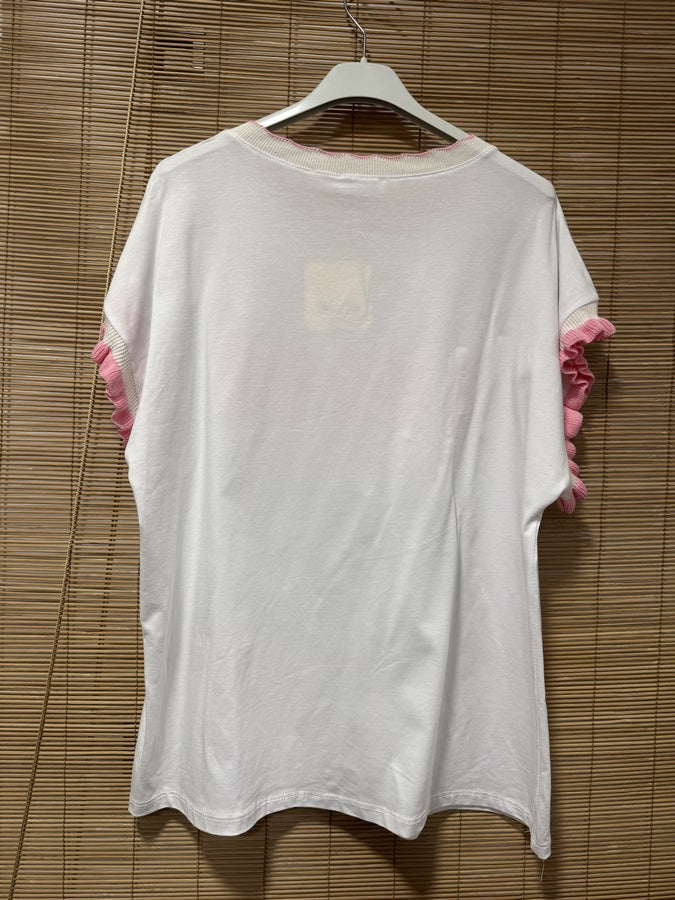 T-shirt AMOUR rose