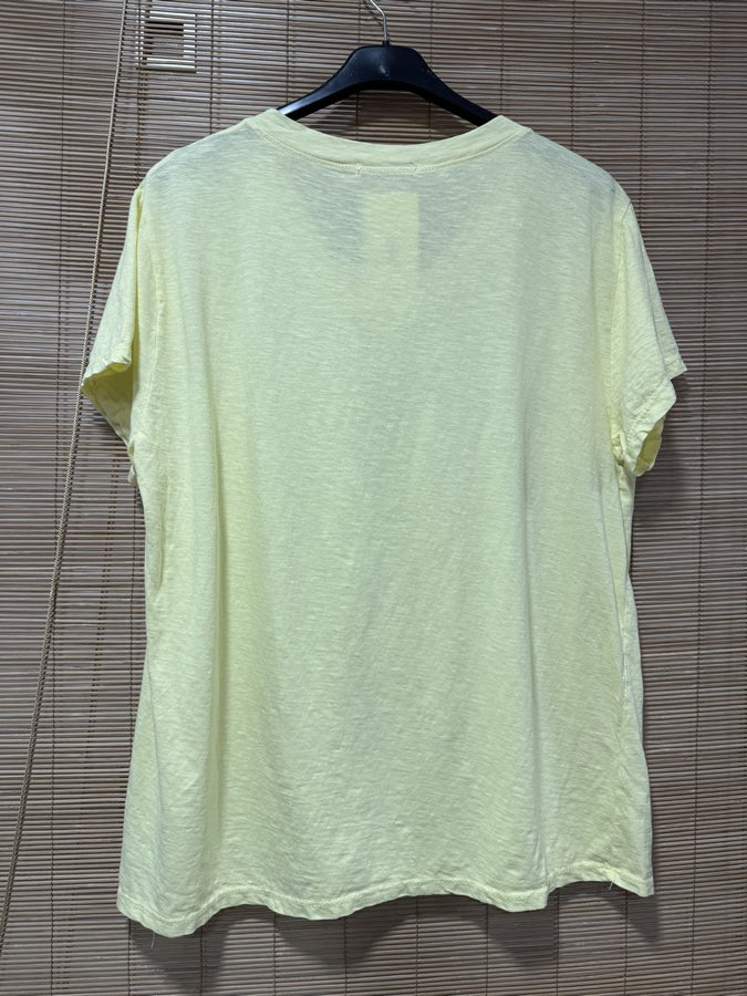T-shirt La Vita é Bella jaune