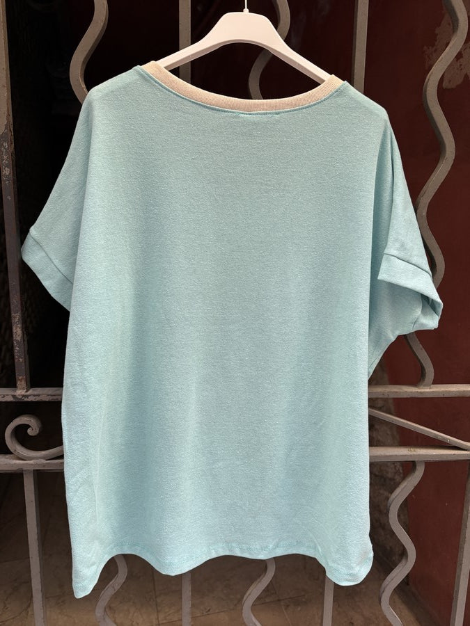 T-shirt ICONIC turquoise