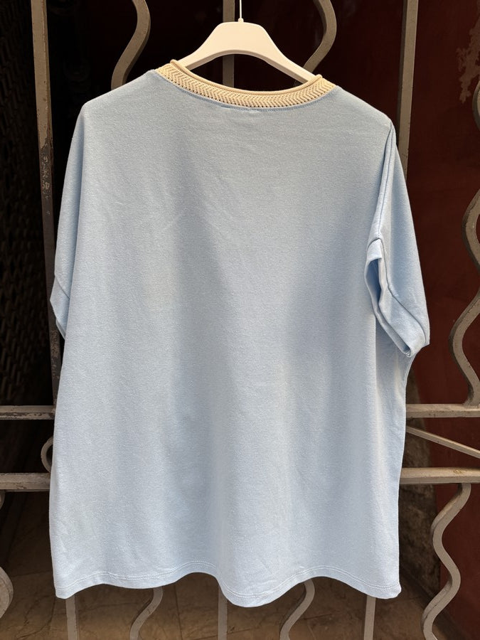 T-shirt LemonCello bleu ciel