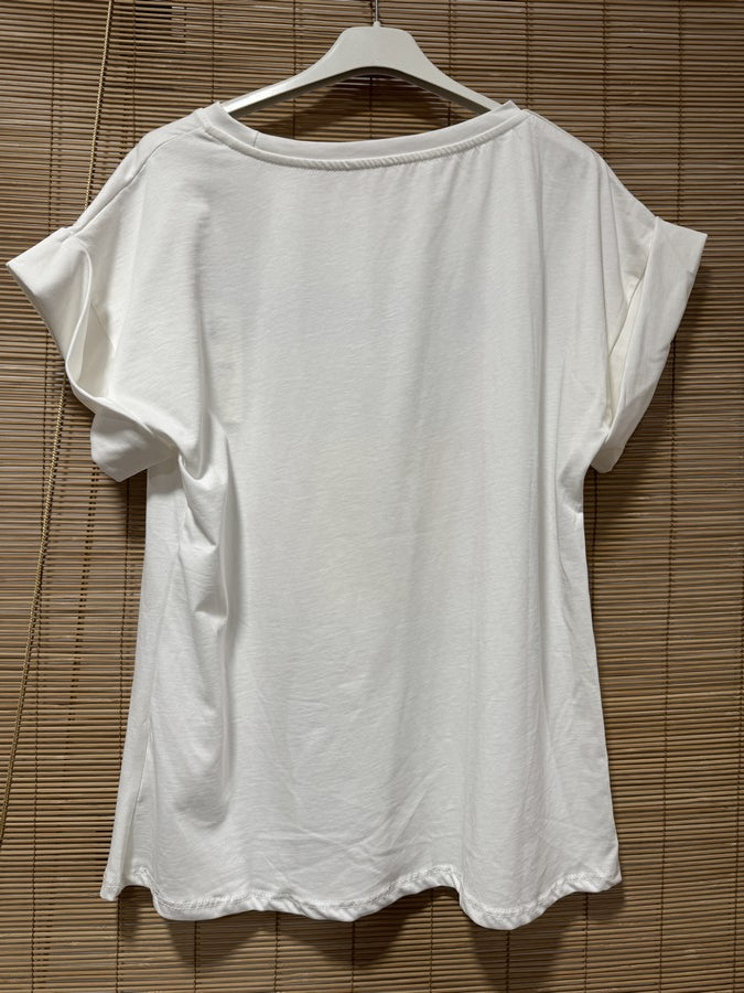 T-shirt blanc MARSEILLE Sardines