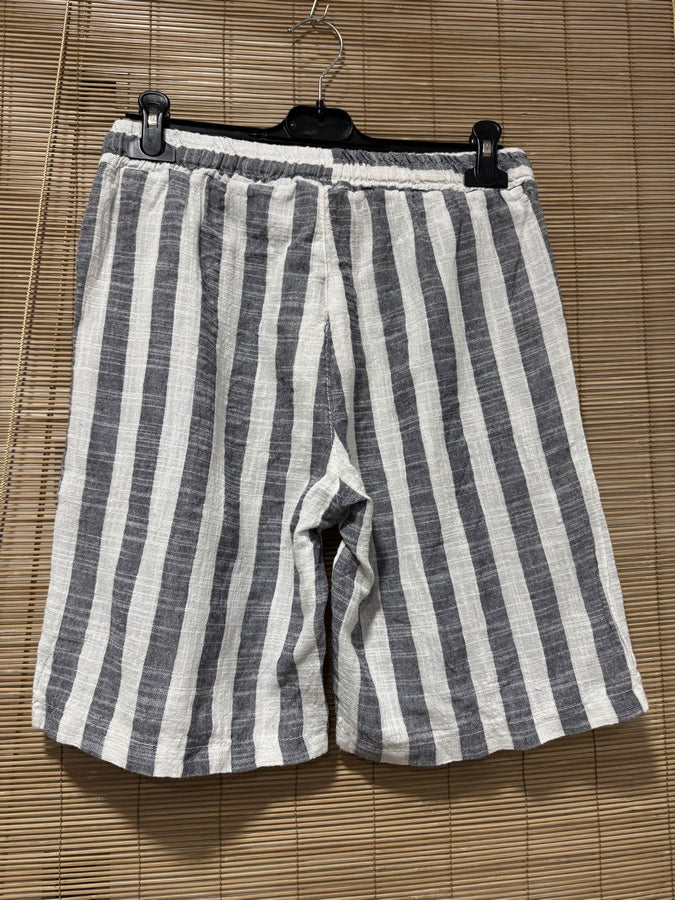 Short gaze de coton LIVANI bleu marine