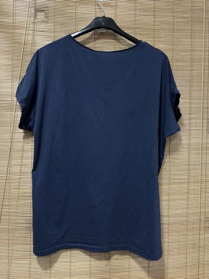 T-shirt St Tropez bleu marine