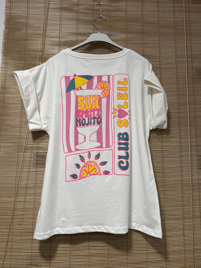 T-shirt anthracite Club Soleil