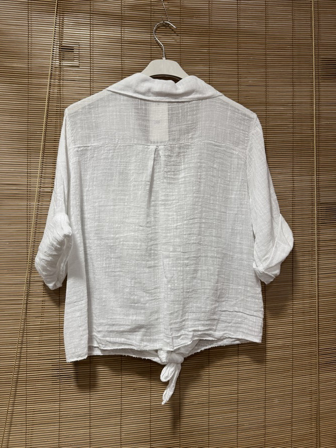 Chemise coton blanc