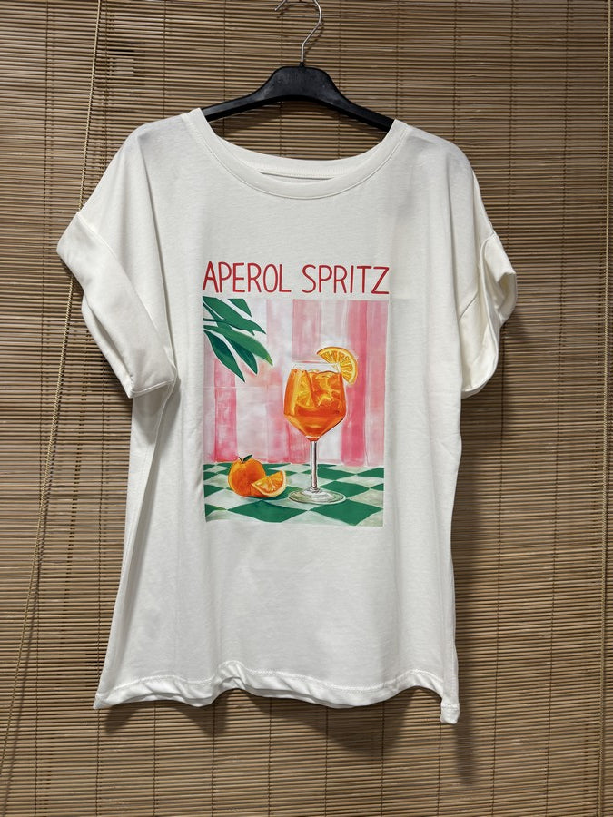 T-shirt blanc SPRITZ
