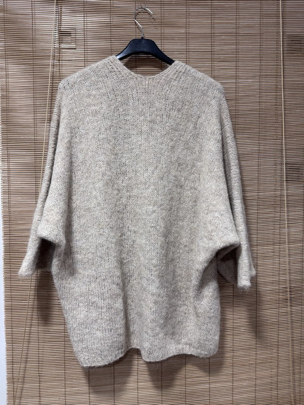 Gilet chauve-souris sable
