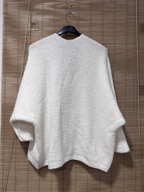 Gilet chauve-souris blanc