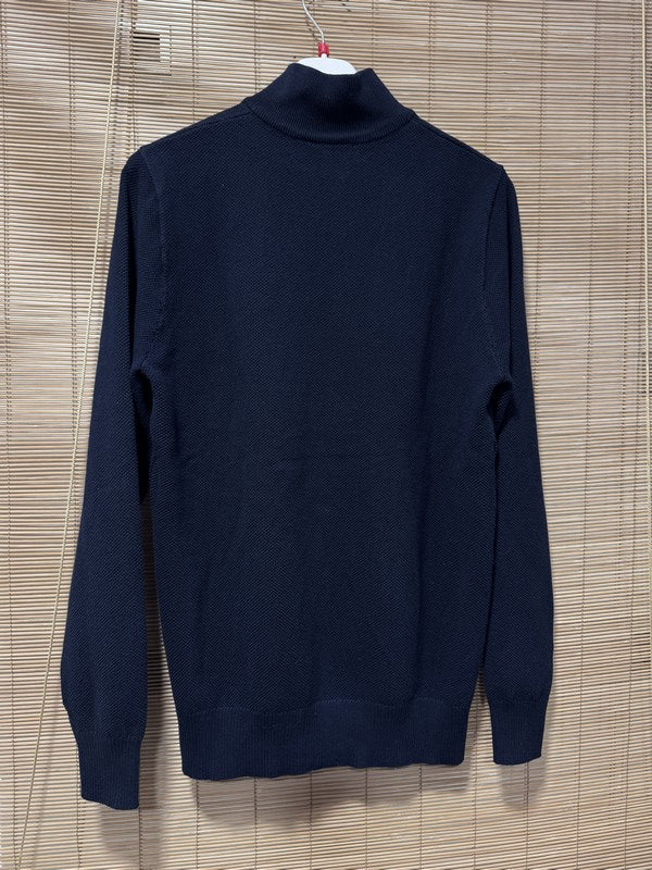 Pull col cheminée bleu marine du M au 2XL