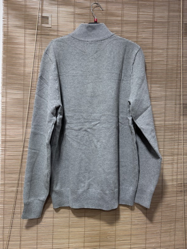 Pull col cheminée gris du M au 2XL