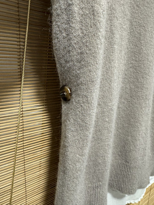 Pull débardeur taupe